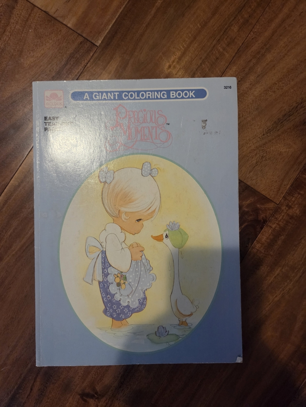 Vintage Precious Moments Giant Coloring Book, 1989.